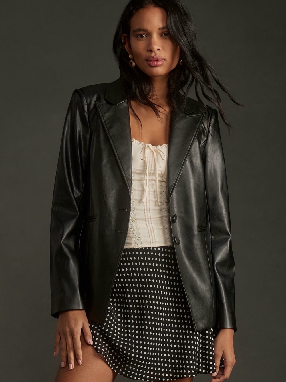 NTW Paige Faux Leather Jacket from Anthropologie